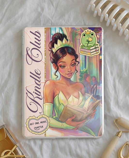 Princess Tiana Kindle Club Cafe Insert  Princess Reader | Disney Kindle Case Insert
