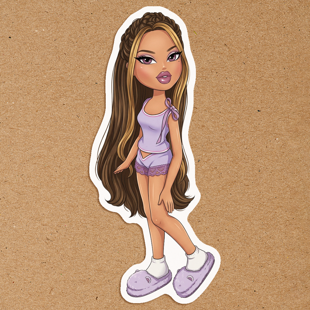 Yasmin Slumber Party Waterproof Sticker